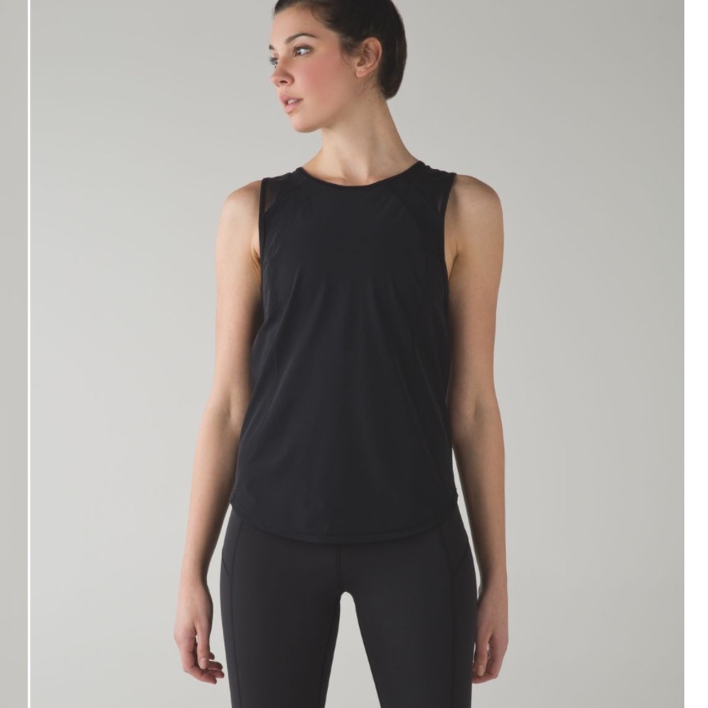 Lululemon Athletica Sculpt Black Tank Top